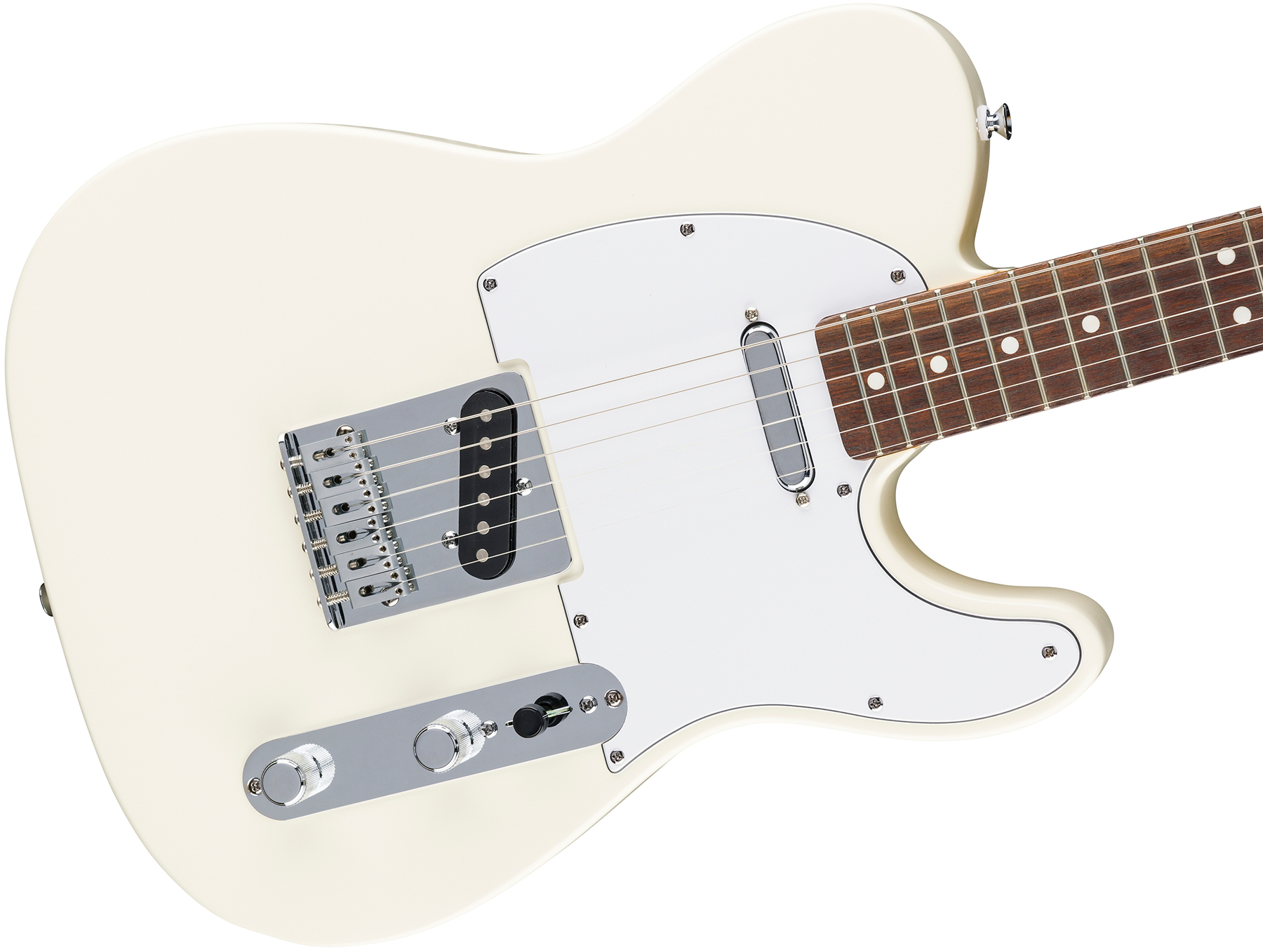 Fender Tele Standard Mex 2s Ht Lau - Olympic White - Guitarra eléctrica con forma de tel - Variation 2