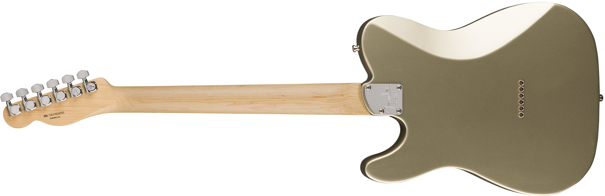 Fender Tele Thinline American Elite Usa 2017 2s Mn - Champagne - Guitarra eléctrica semi caja - Variation 1