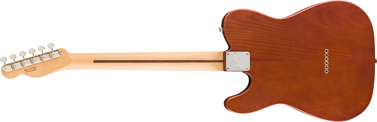 Fender Tele Timber Sassafras American Performer Fsr Ltd Usa 2s Ht Mn - Satin Mocha - Guitarra eléctrica con forma de str. - Variation 1