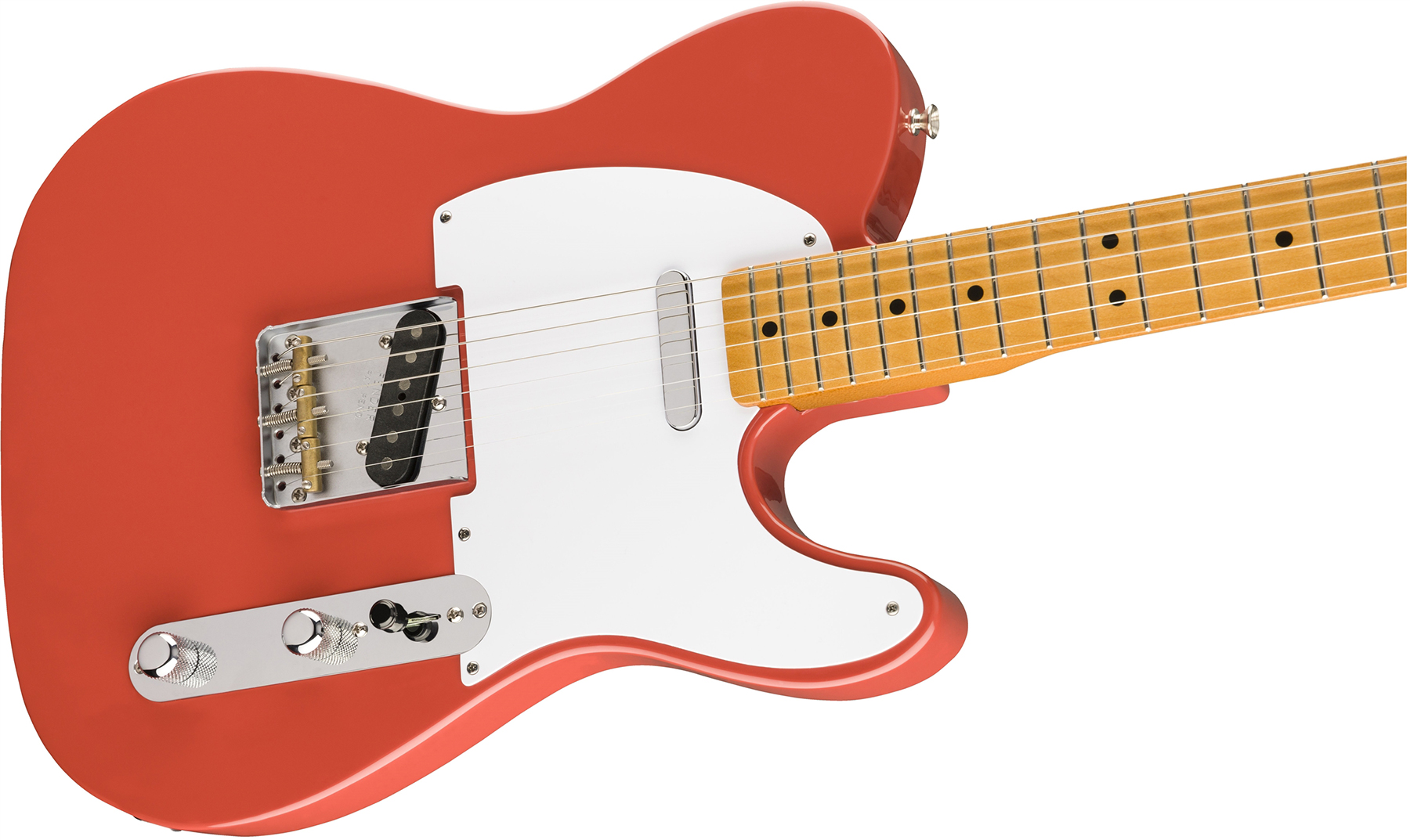 Fender Tele 50s Vintera Vintage Mex Mn - Fiesta Red - Guitarra eléctrica con forma de tel - Variation 2