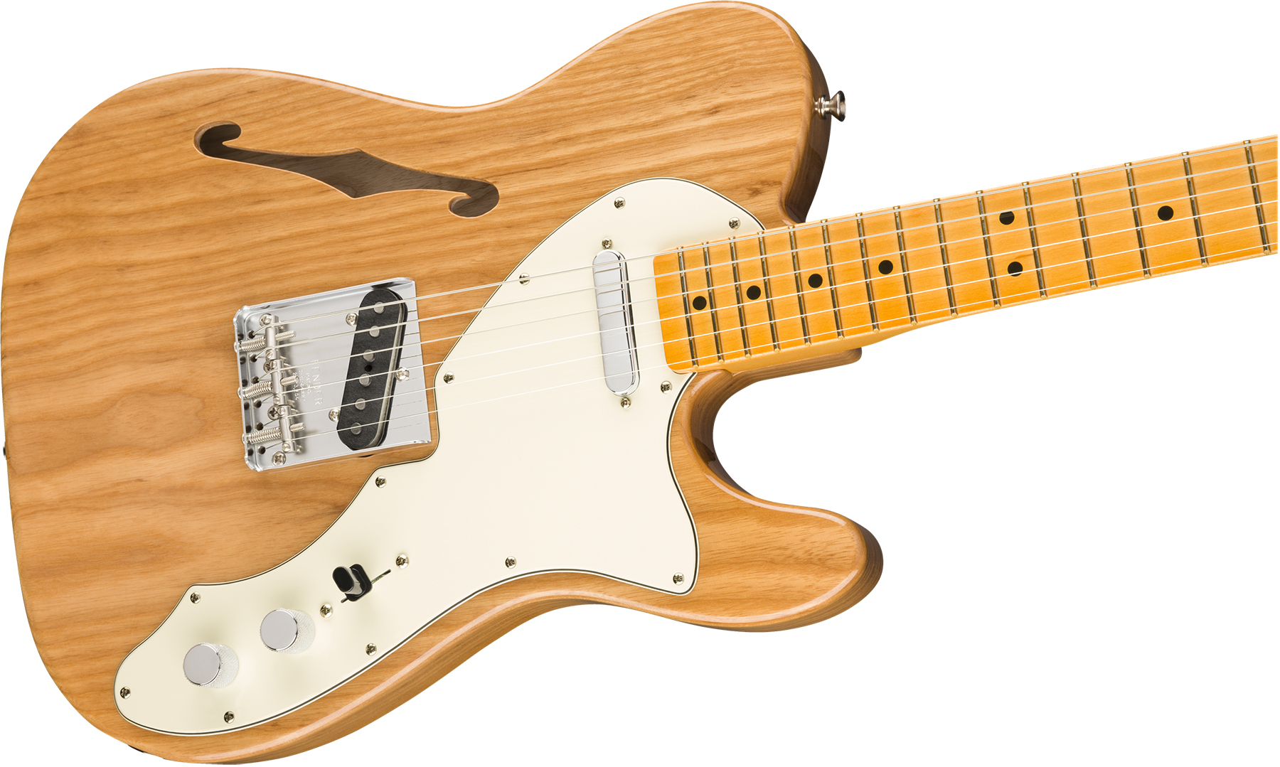 Fender Tele 60s Thinline American Original Usa Ss Mn - Aged Natural - Guitarra eléctrica semi caja - Variation 2