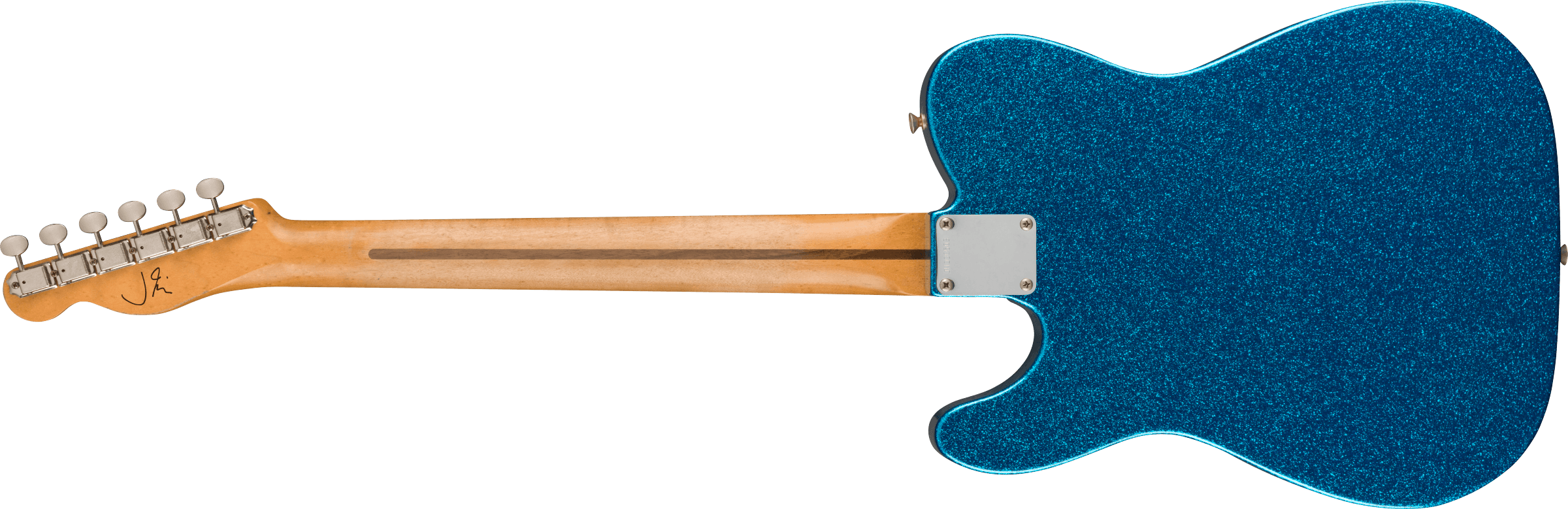 Fender Telecaster J. Mascis Signature 2s Ht Mn - Sparkle Blue - Guitarra eléctrica con forma de tel - Variation 1