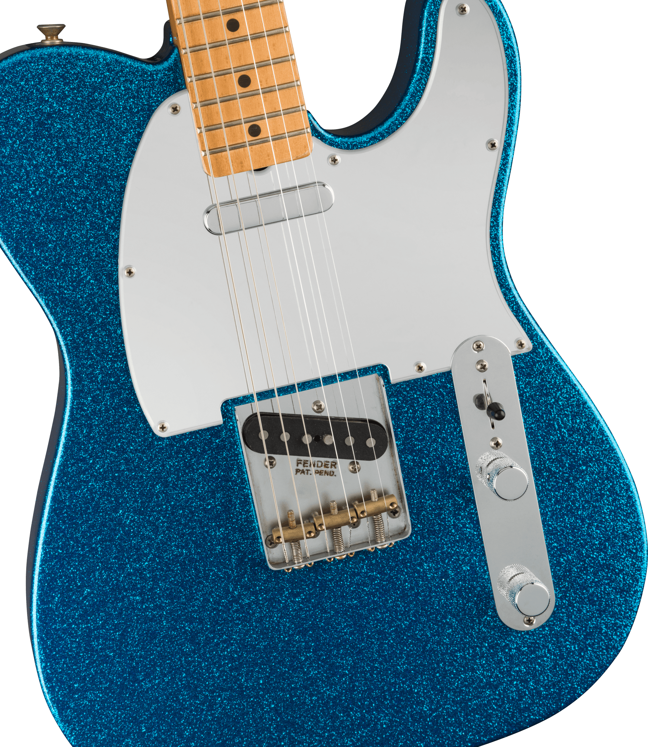 Fender Telecaster J. Mascis Signature 2s Ht Mn - Sparkle Blue - Guitarra eléctrica con forma de tel - Variation 2