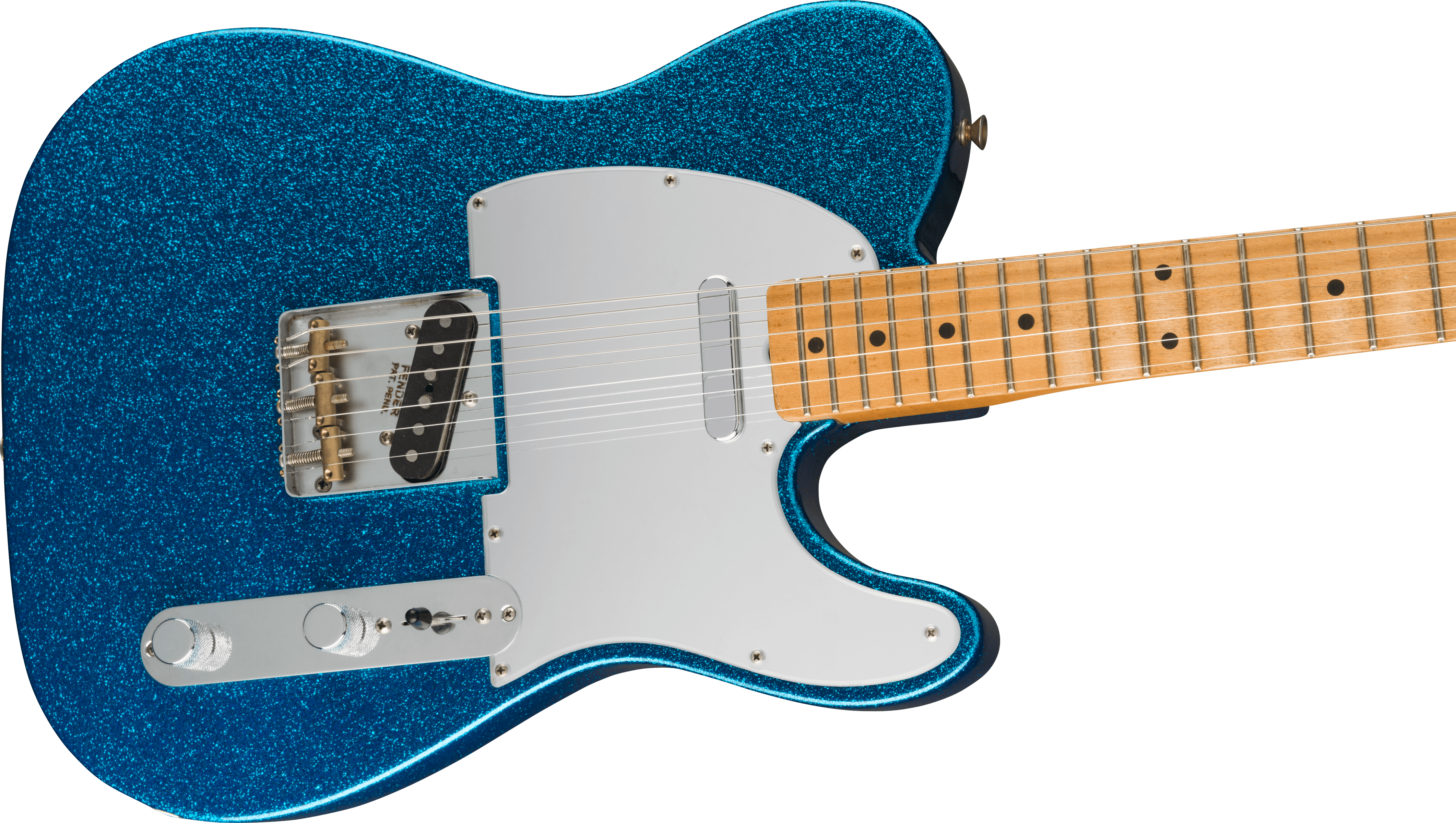 Fender Telecaster J. Mascis Signature 2s Ht Mn - Sparkle Blue - Guitarra eléctrica con forma de tel - Variation 3