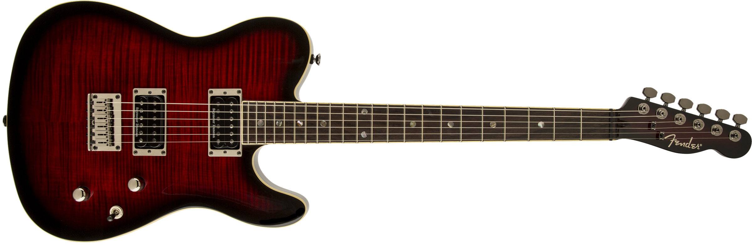 Fender Telecaster Korean Special Edition Custom Fmt (lau) - Black Cherry Burst - Guitarra eléctrica con forma de tel - Variation 1