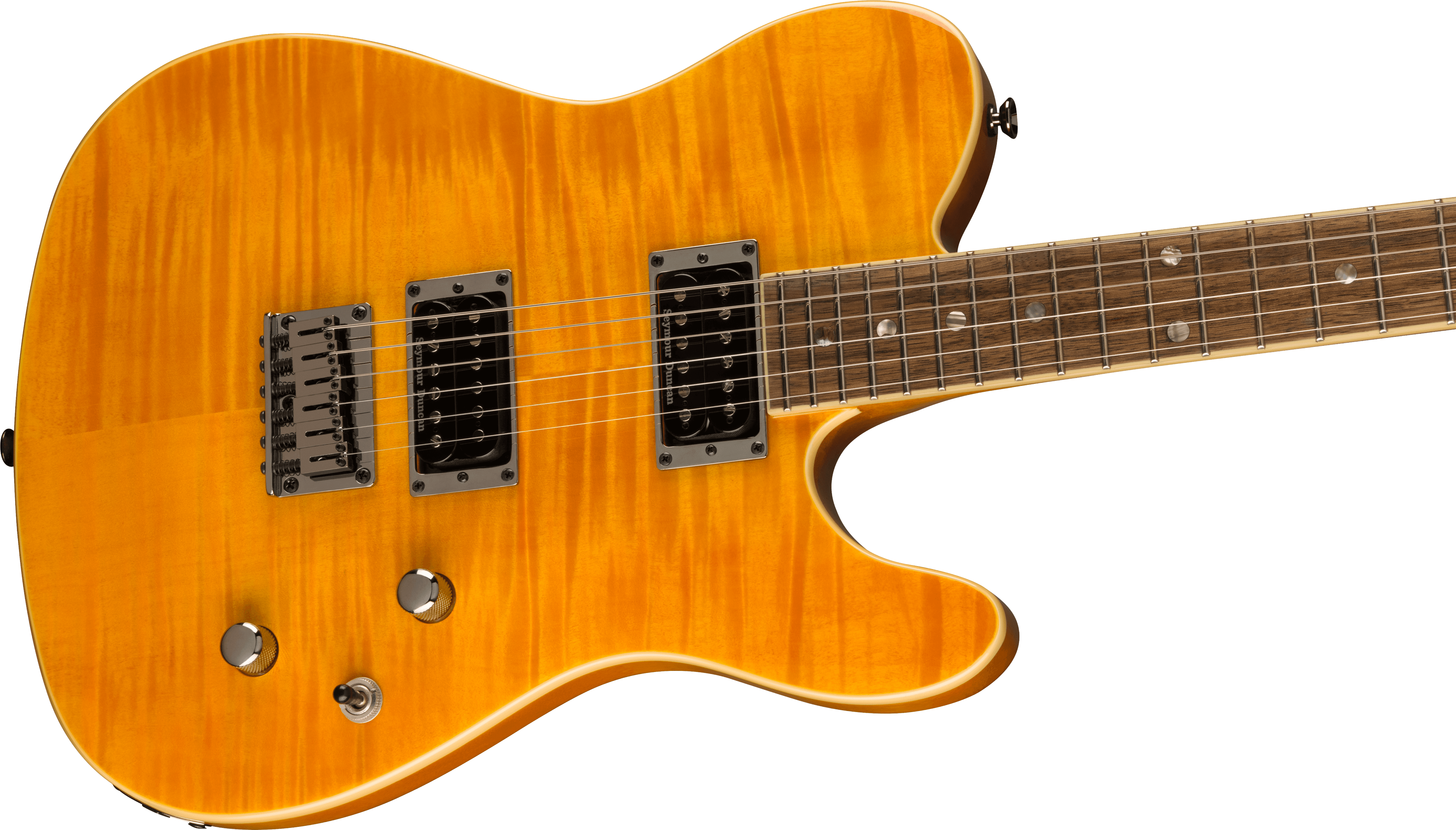 Fender Telecaster Korean Special Edition Custom Fmt (lau) - Amber - Guitarra eléctrica con forma de tel - Variation 2