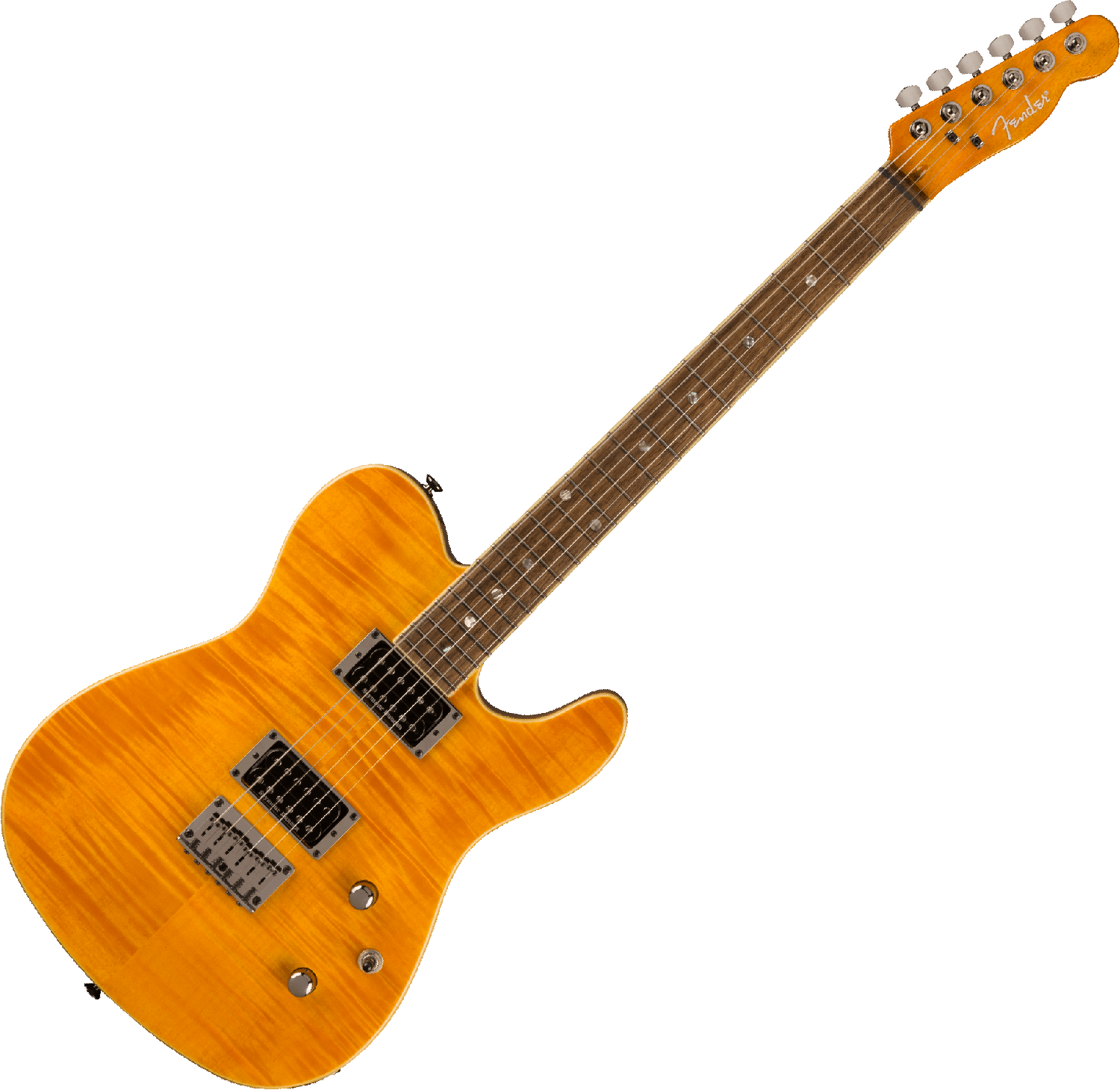 Fender Telecaster Korean Special Edition Custom Fmt (lau) - Amber - Guitarra el?ctrica con forma de tel - Variation 4