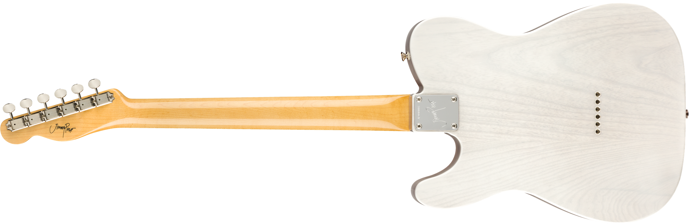 Fender Telecaster Mirror Jimmy Page Us Rw - White Blonde - Guitarra eléctrica con forma de tel - Variation 1