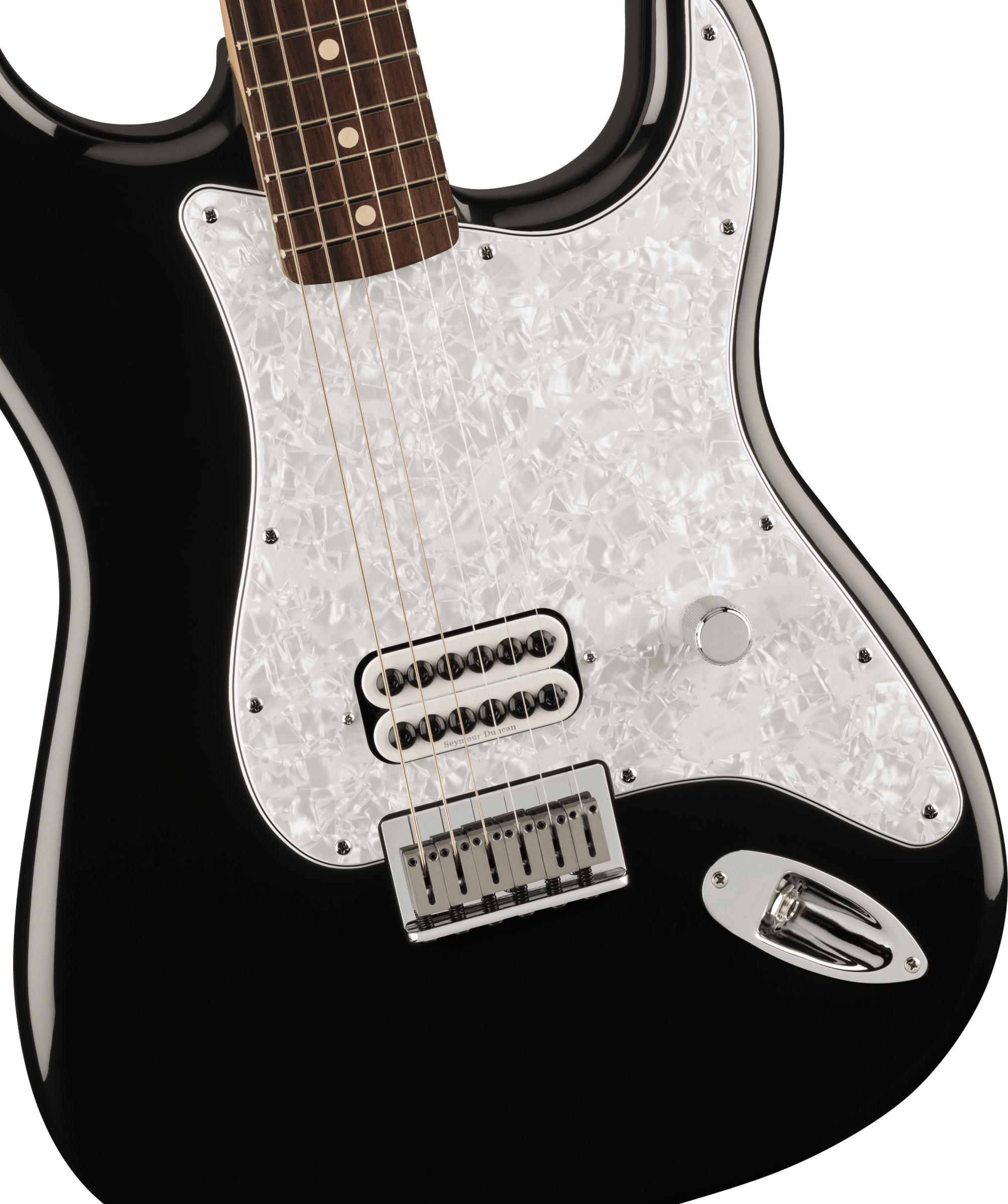 Fender Tom Delonge Ltd Mex Signature 1h Ht Rw - Black - Guitarra eléctrica con forma de str. - Variation 2