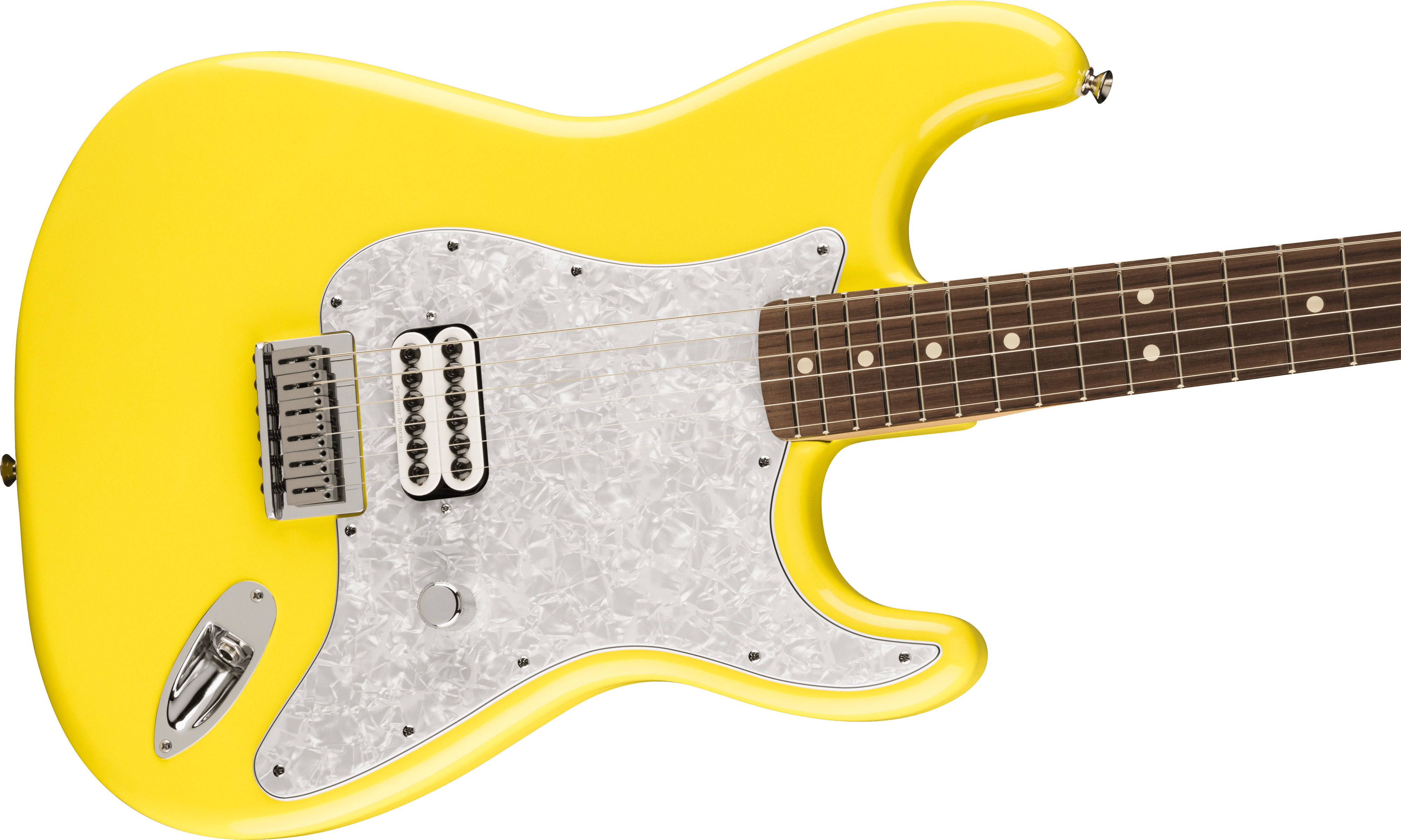 Fender Tom Delonge Ltd Mex Signature 1h Ht Rw - Graffiti Yellow - Guitarra eléctrica con forma de str. - Variation 3