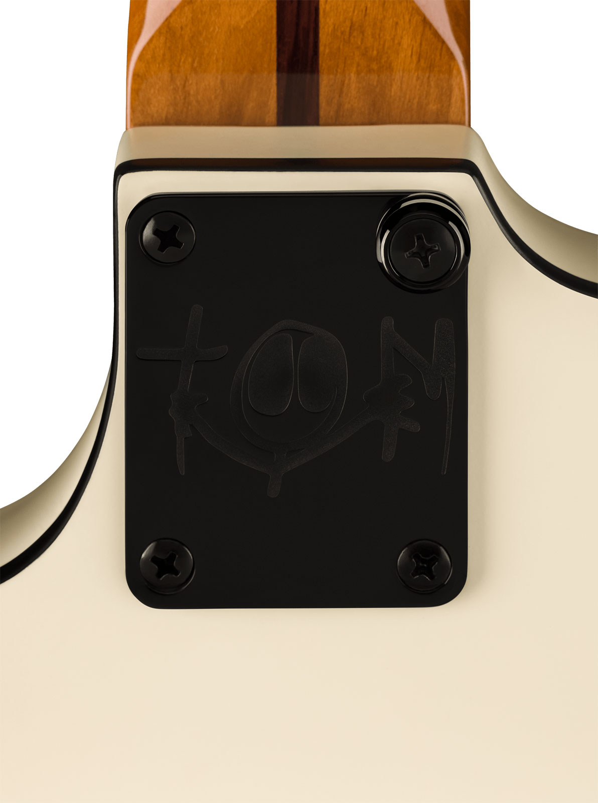 Fender Tom Delonge Starcaster Signature 1h Seymour Duncan Ht Rw - Satin Olympic White - Guitarra eléctrica semi caja - Variation 3