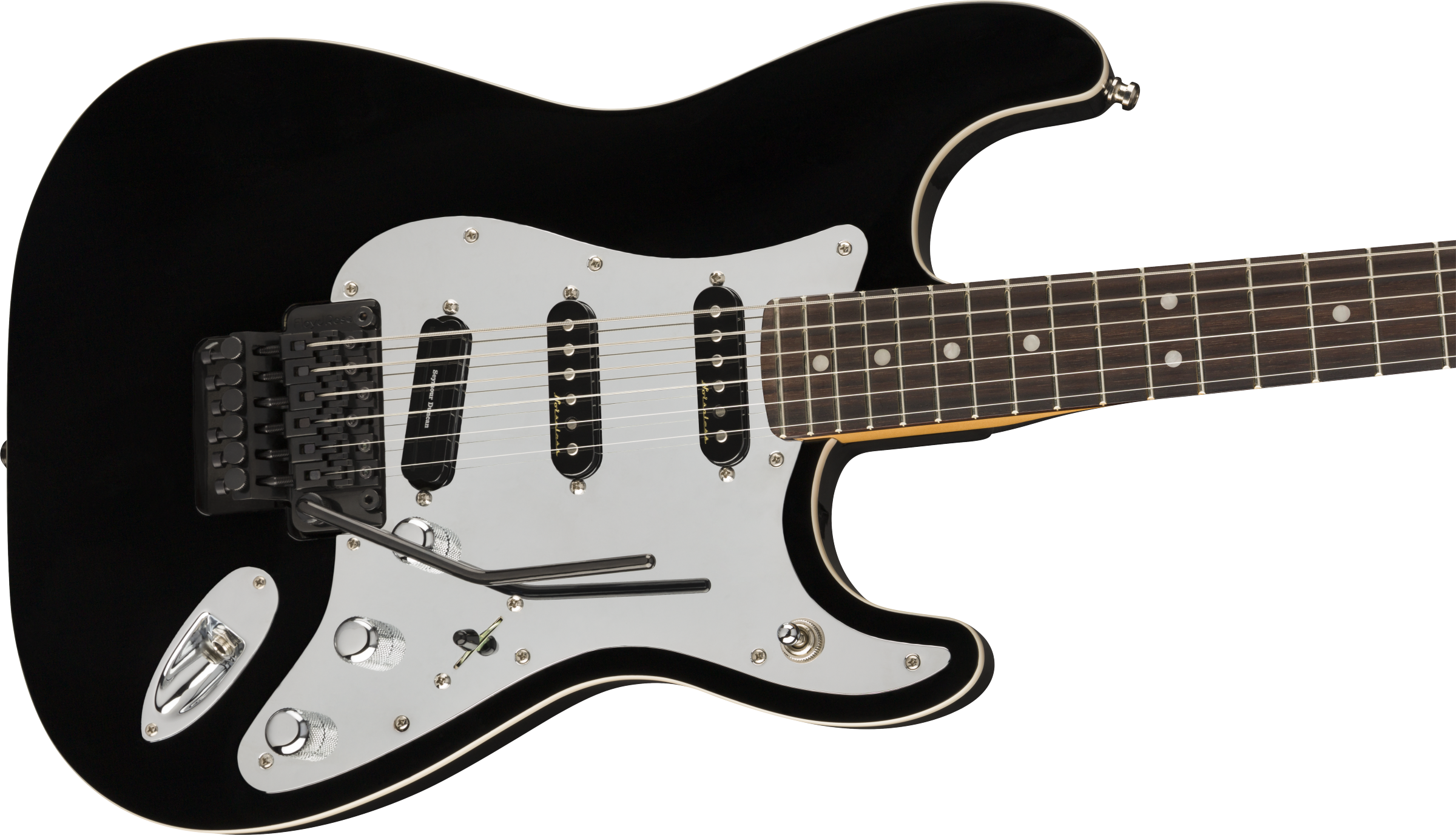 Fender Tom Morello Strat Mex Signature Hss Fr Rw - Black - Guitarra eléctrica con forma de str. - Variation 2