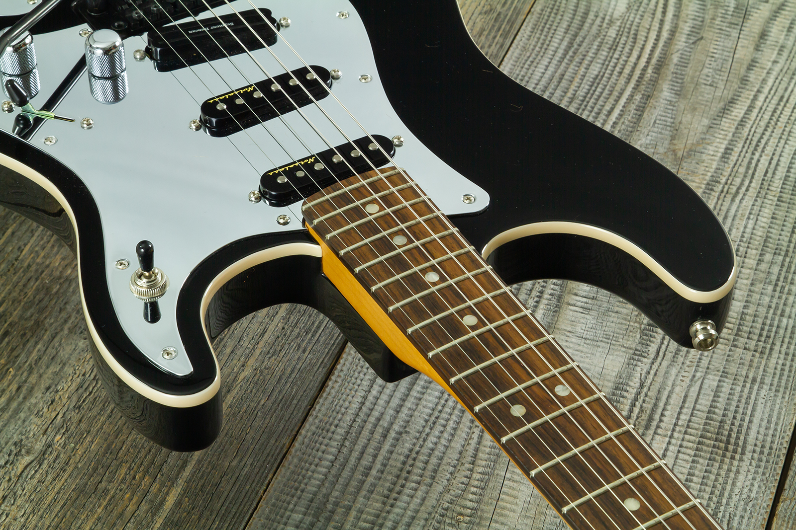 Fender Tom Morello Strat Mex Signature Hss Fr Rw #mx22308 - Black - Guitarra eléctrica con forma de str. - Variation 7