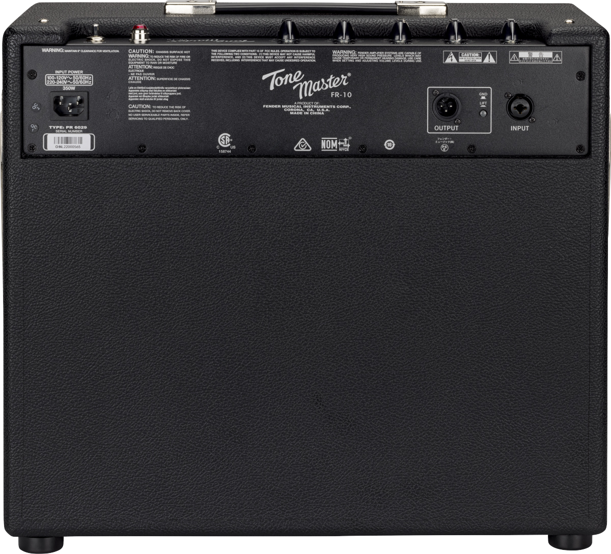 Fender Tone Master Fr-10 Powered Speaker Cab 1x10 1000w - Combo amplificador para guitarra eléctrica - Variation 1