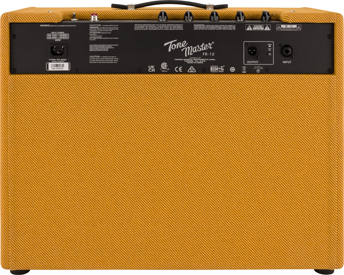 Fender Tone Master Fr12 Powered Speaker Cab 1x12 1000w Tweed - Combo amplificador para guitarra eléctrica - Variation 1