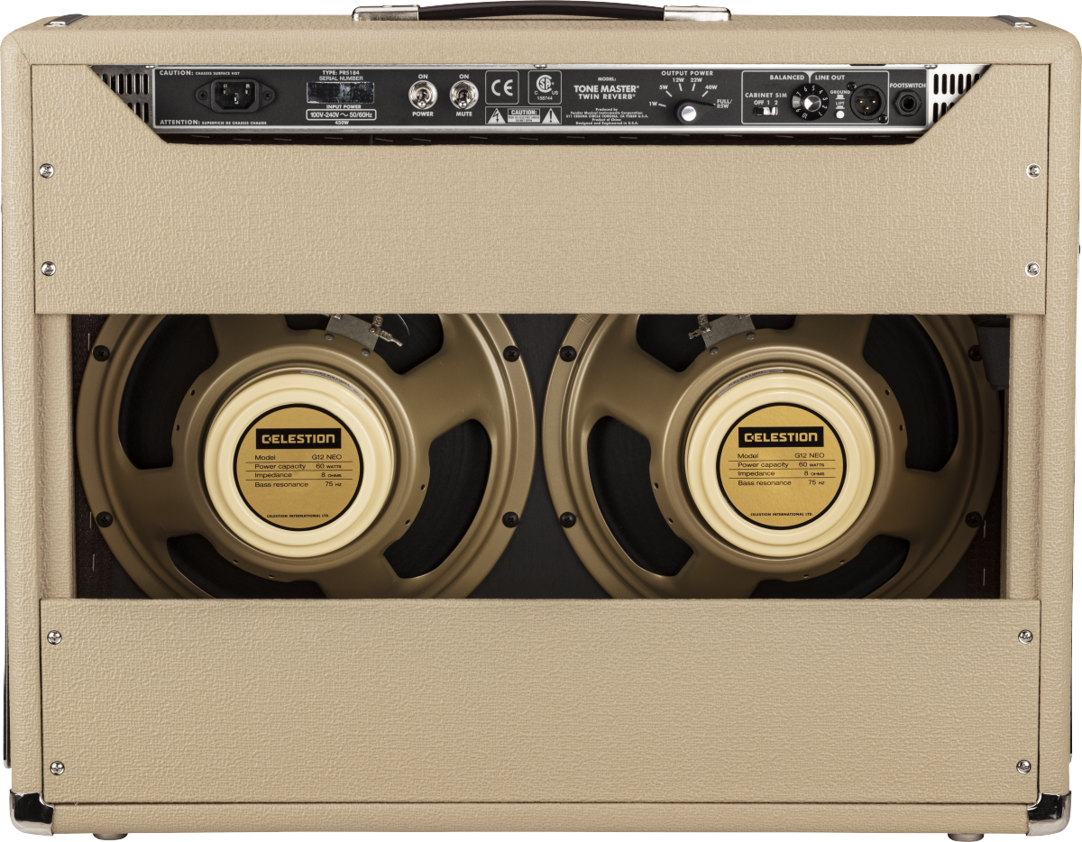 Fender Tone Master Twin Reverb 200w 2x12 Blonde - Combo amplificador para guitarra eléctrica - Variation 2