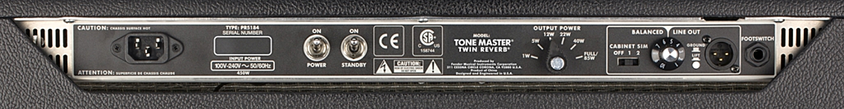 Fender Tone Master Twin Reverb 200w 2x12 - Combo amplificador para guitarra eléctrica - Variation 4