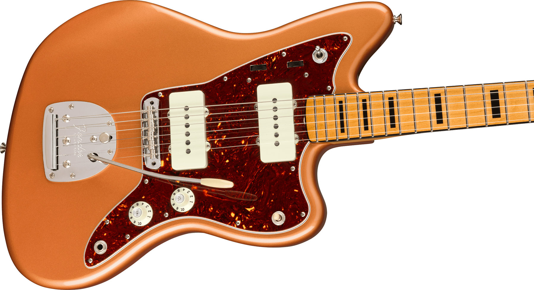Fender Troy Van Leeuwen Jazzmaster Signature Mex Mn - Copper Age - Guitarra electrica retro rock - Variation 2