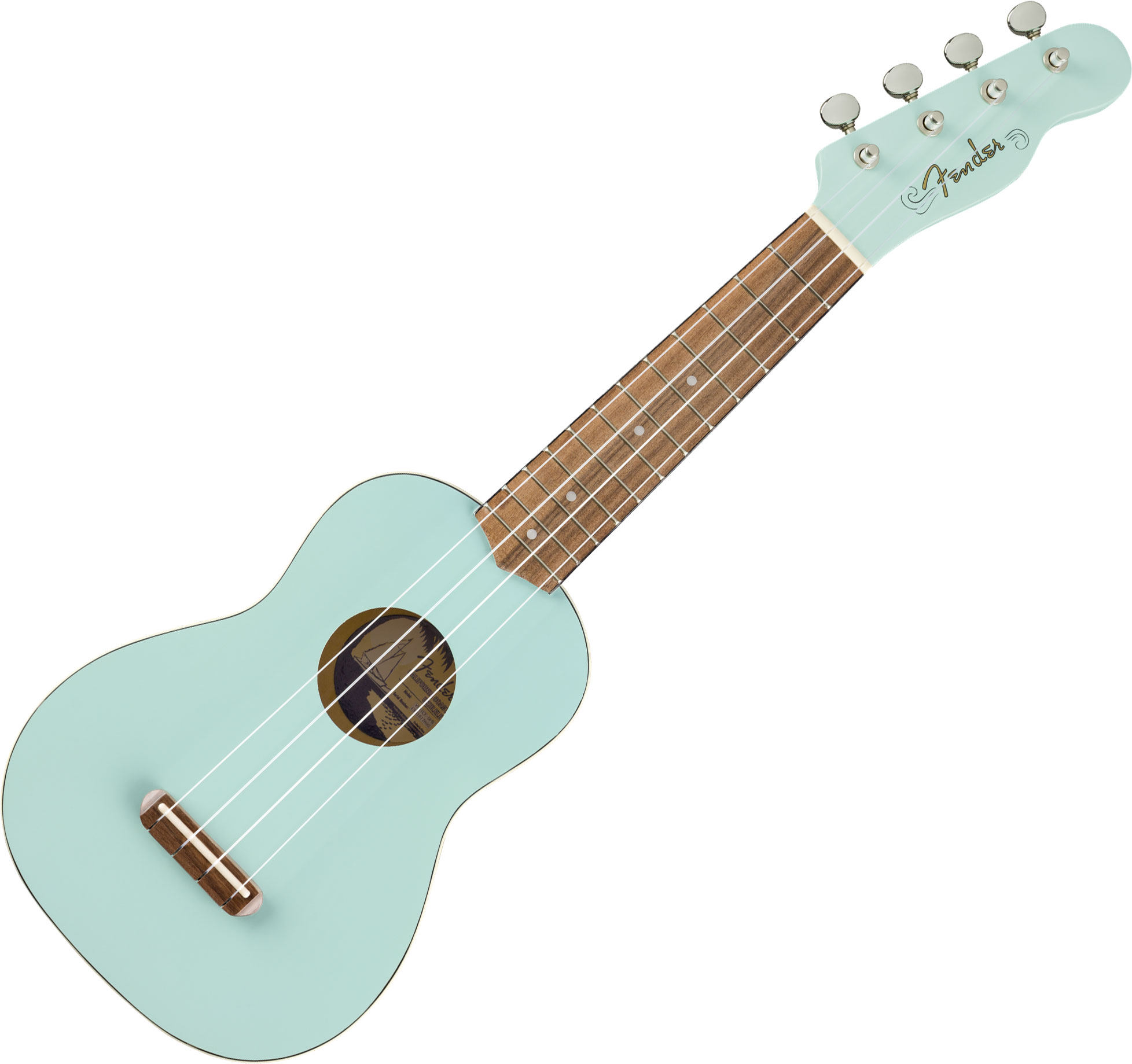 Ukulele Fender Venice Soprano Uke 2019 daphne blue azul