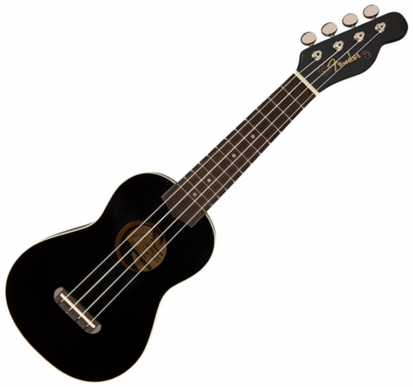 Ukulele Fender Venice Soprano Uke 2019 black negro