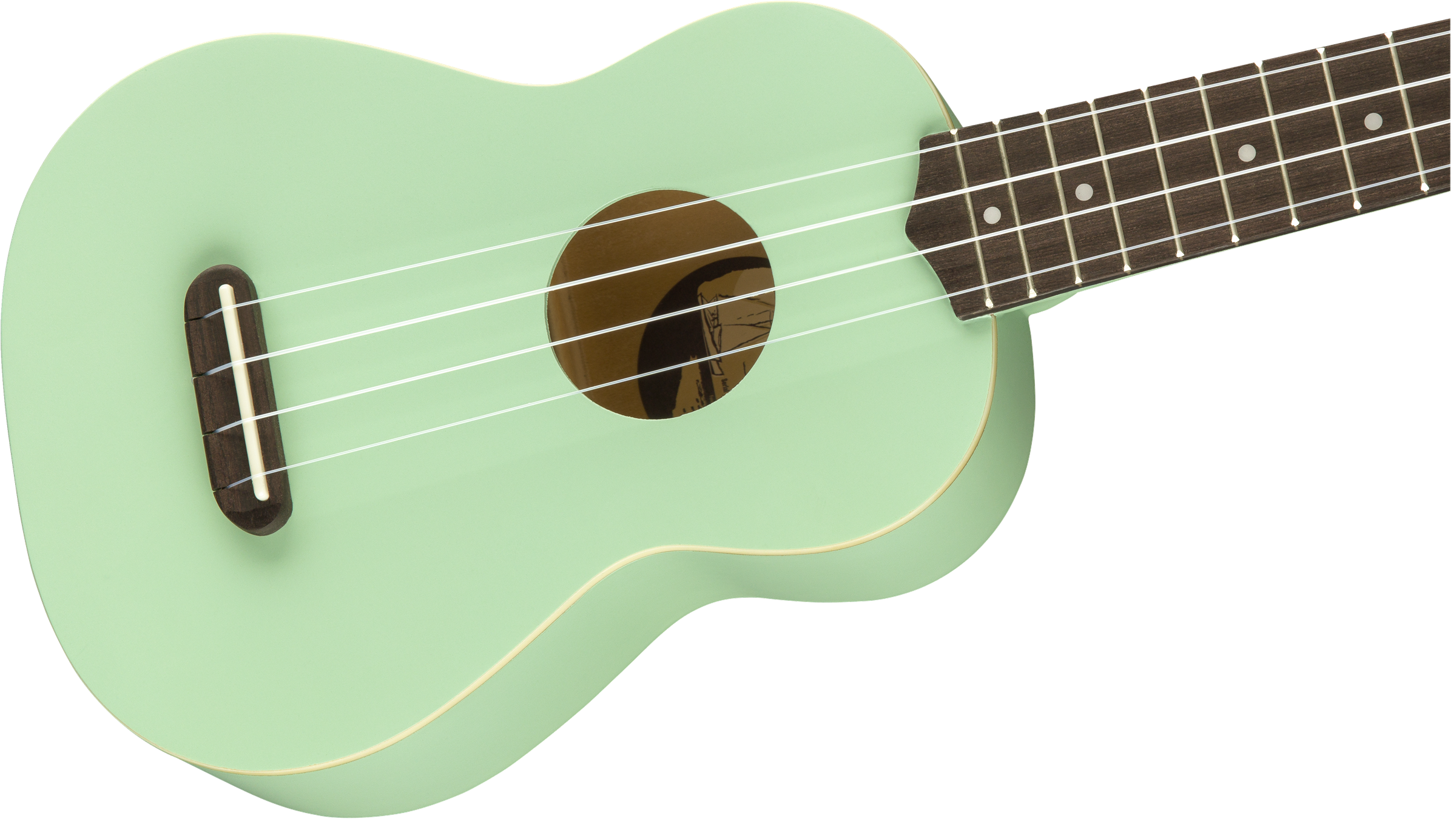 Fender Venice Soprano Ukulele - Surf Green - Ukulele - Variation 2