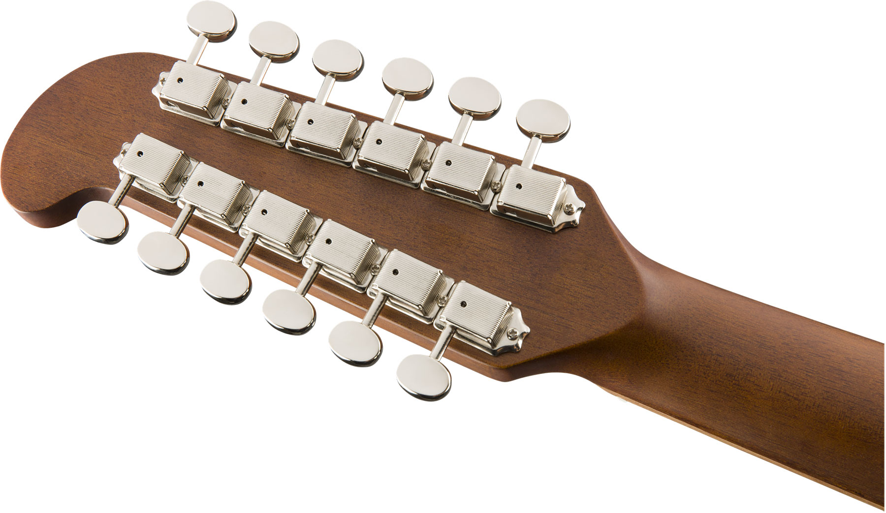 Fender Villager 12-string Dreadnought Cw 12c Epicea Acajou Wal - Black - Guitarra electro acustica - Variation 3