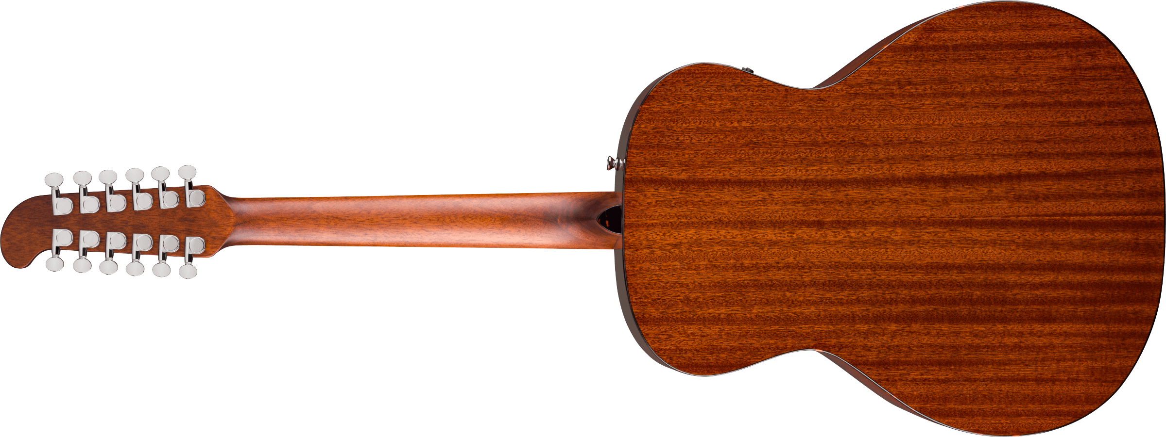 Fender Villager Deluxe E California Orchestra Om 12c Shsc Epicea Acajou Noy - Black - Guitarra folk - Variation 2