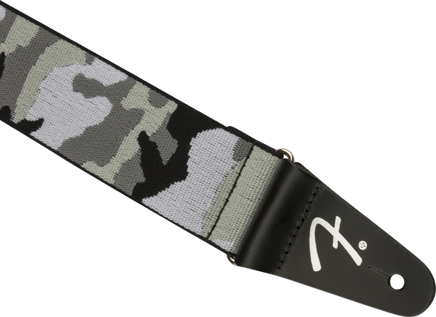 Fender Weighless 2 Inches Camo Guitar Strap Gray - Correa - Variation 1