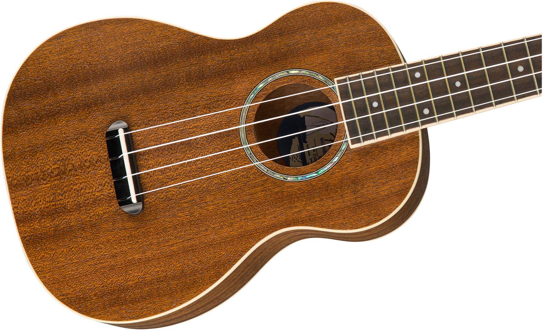 Fender Zuma Concert Ukulele Tout Sapele Wal - Natural Satin - Ukulele - Variation 2