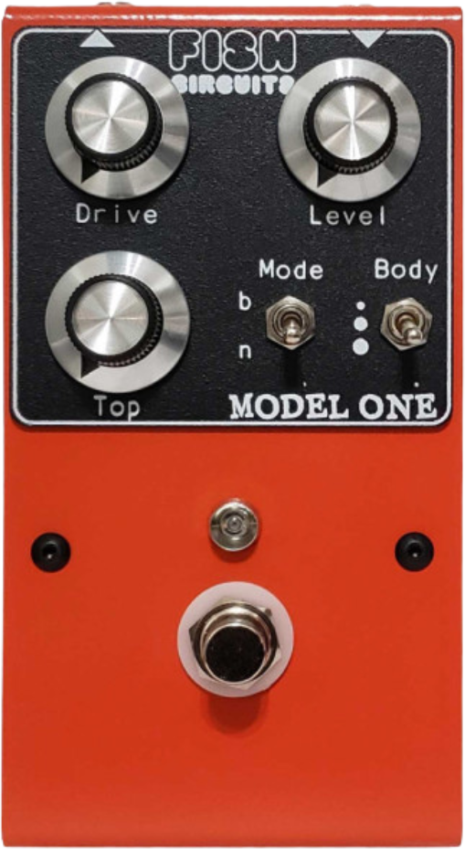 Fish Circuits Model One Overdrive Orange - Pedal overdrive / distorsión / fuzz - Main picture