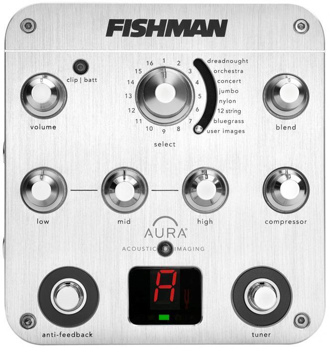 Preamplificador acústico Fishman                        Aura Spectrum DI Preamp