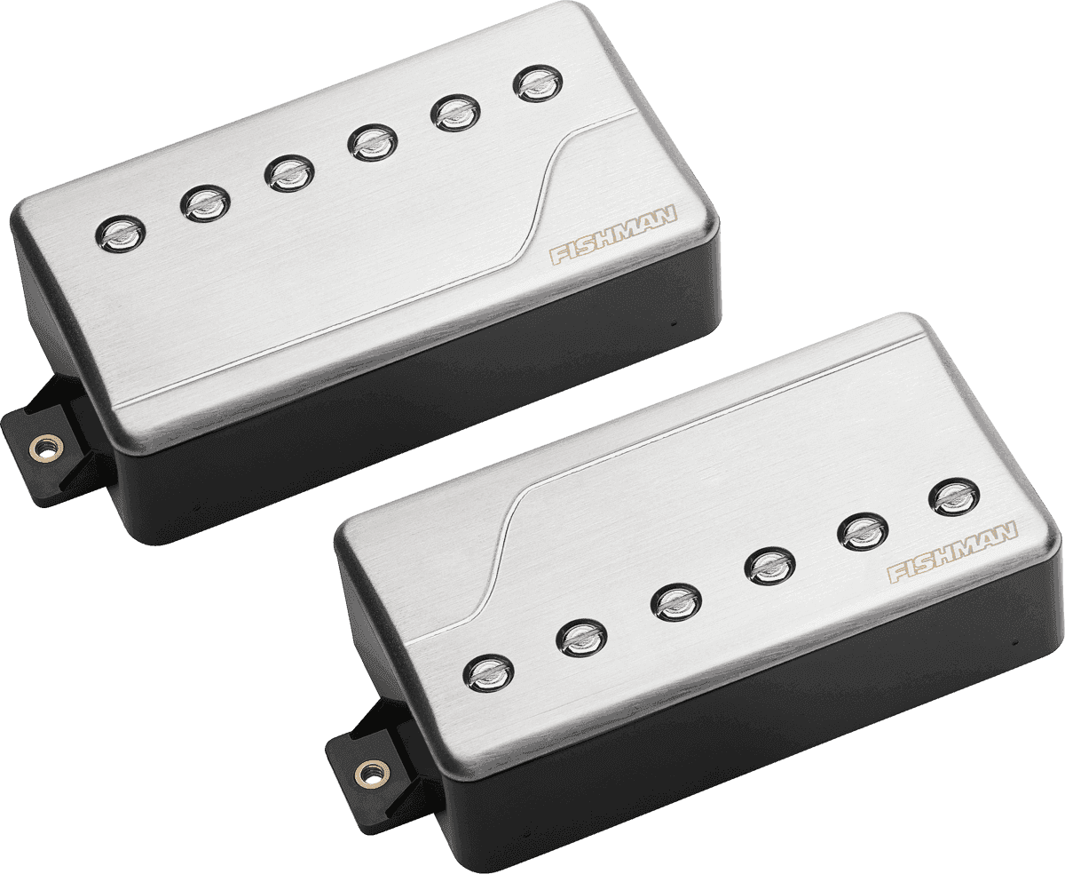 Fishman Fluence Classic Humbucker Set Brushed Stainless - Pastilla guitarra eléctrica - Main picture