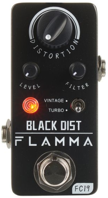 Flamma Fc19 Black Distortion - Pedal overdrive / distorsión / fuzz - Main picture