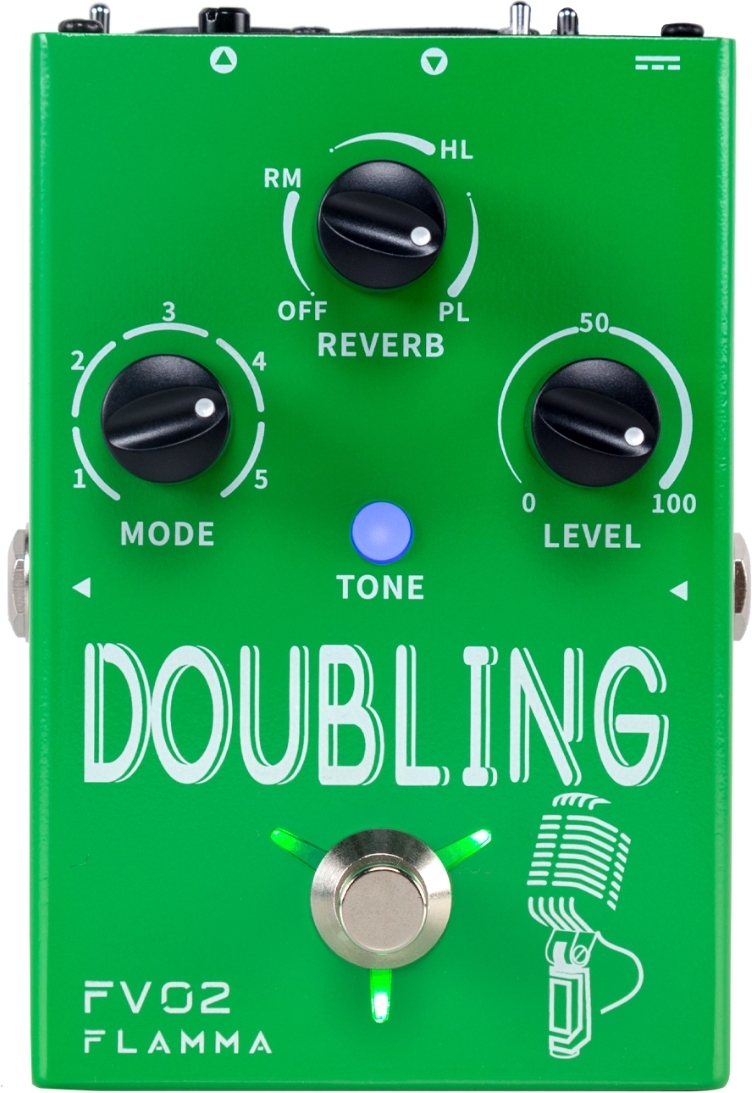Flamma Fv02 Doubling Vocal Effect Pedal - Pedal de chorus / flanger / phaser / modulación / trémolo - Main picture