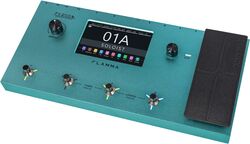 Pedalera multiefectos para guitarra eléctrica Flamma FX200 Guitar Multi Effects (Rechargeable Battery) - Nebula Green