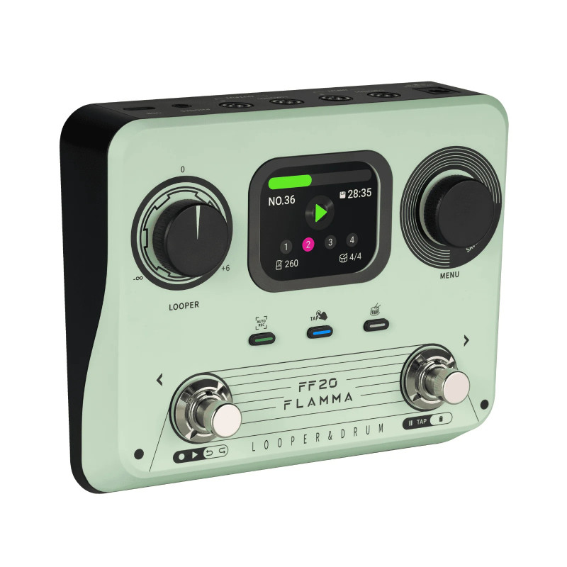 Flamma Ff20 Looper & Drum Machine Green - Pedal looper - Variation 1