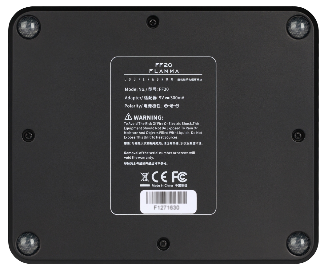 Flamma Ff20 Looper & Drum Machine Orange - Pedal looper - Variation 4