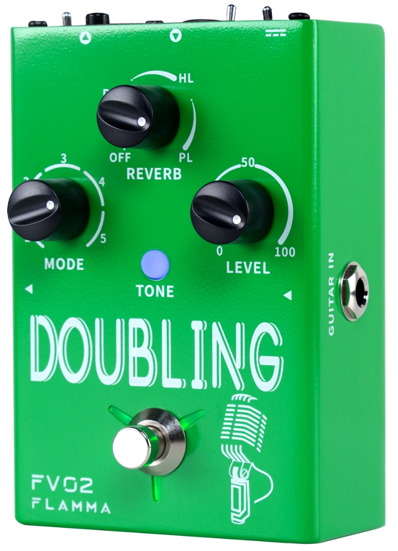 Flamma Fv02 Doubling Vocal Effect Pedal - Pedal de chorus / flanger / phaser / modulación / trémolo - Variation 2