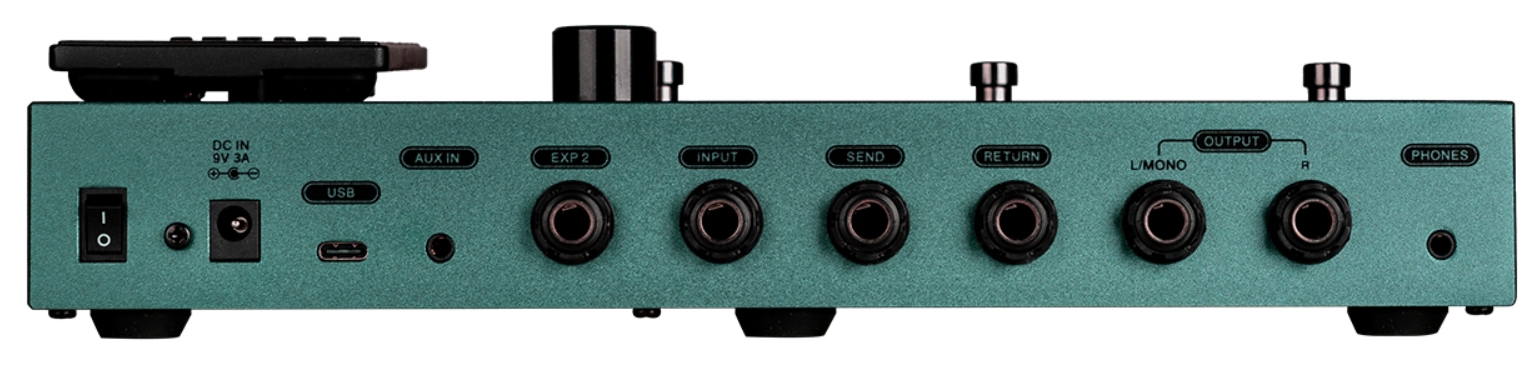 Flamma Fx150b Battery Guitar Multi Effects Nebula Green - Pedalera multiefectos para guitarra eléctrica - Variation 2