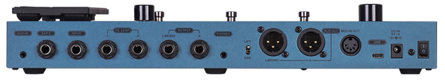 Flamma Fx200 Guitar Multi Effects Galaxy Blue - Pedalera multiefectos para guitarra eléctrica - Variation 3