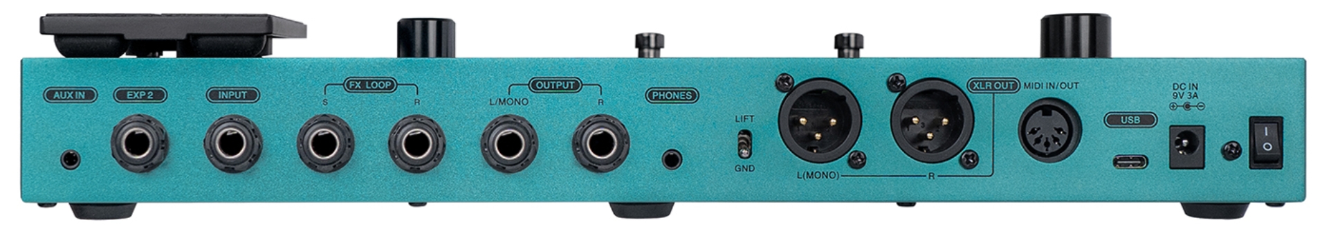 Flamma Fx200b (rechargeable Battery) Guitar Multi Effects Nebula Green - Pedalera multiefectos para guitarra eléctrica - Variation 2