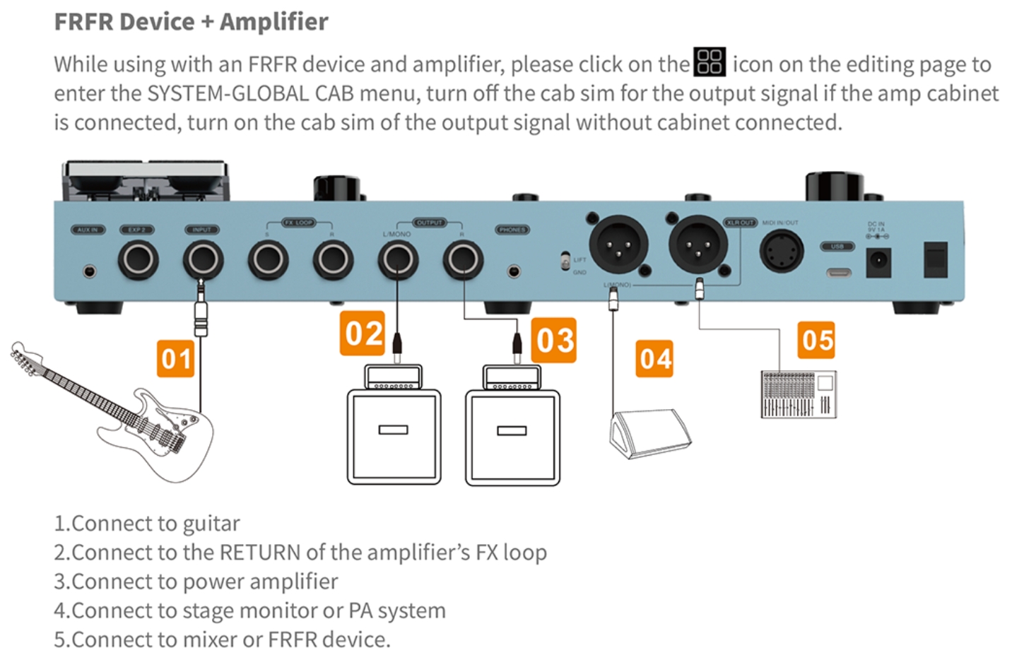 Flamma Fx200b (rechargeable Battery) Guitar Multi Effects Nebula Green - Pedalera multiefectos para guitarra eléctrica - Variation 7