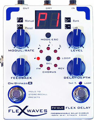 Flexwaves Fw-dlc Flex Delay - Pedal de reverb / delay / eco - Main picture