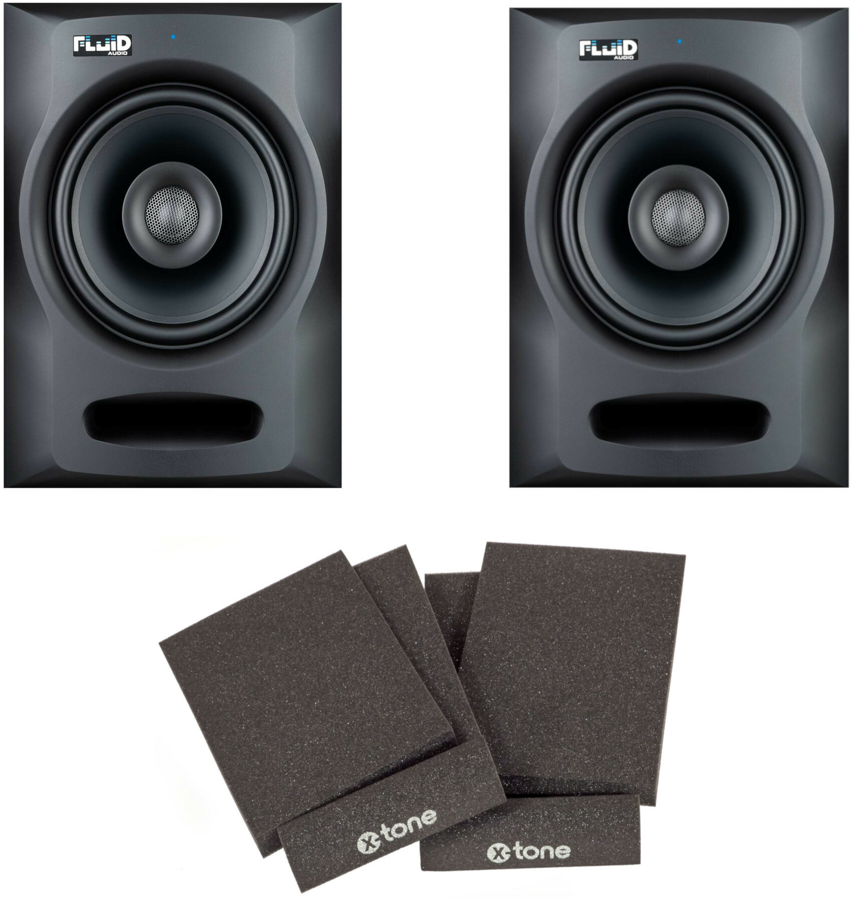 Fluid Audio Pack Paire De Fx 80 + Mousses Isolantes  X-tone Xi 7001 - Monitor de estudio activo - Main picture