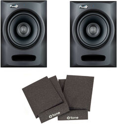 Monitor de estudio activo Fluid audio Pack Paire de FX 80 + Mousses Isolantes X-TONE xi 7001 - Por unidades