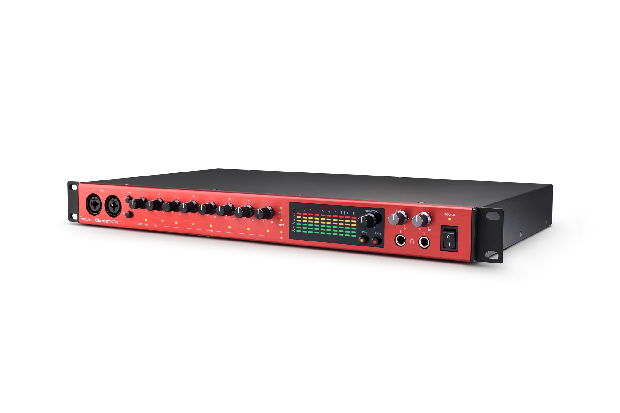 Focusrite Clarett + 8 Pre - Interface de audio USB - Variation 2