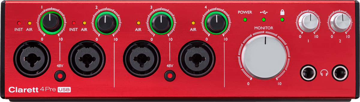 Focusrite Clarett 4pre Usb - Interface de audio USB - Main picture