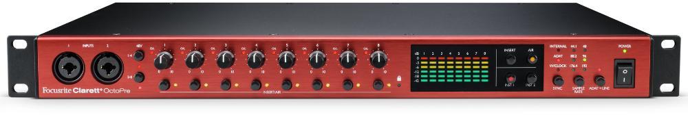 Preamplificador Focusrite Clarett OctoPre+