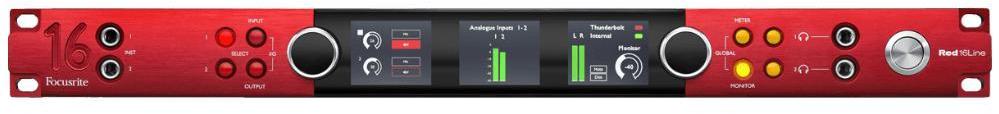 Interface de audio thunderbolt Focusrite Red 16 line