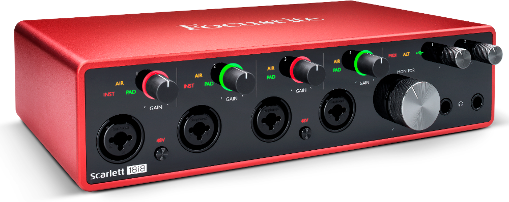 Focusrite Scarlett 18i8 G3 - Interface de audio USB - Main picture